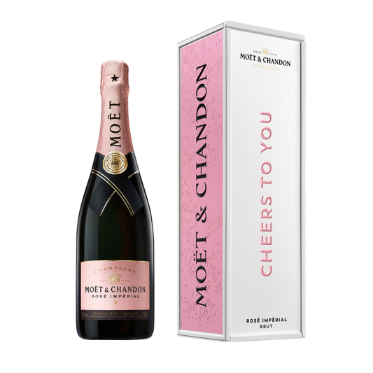 Personalised Moët Rosé Impérial Keepsake Tin