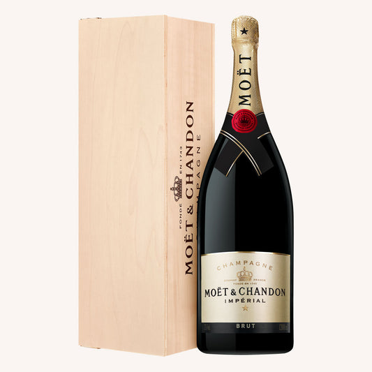 Personalised Moët & Chandon 3l Jeroboam Wooden Case