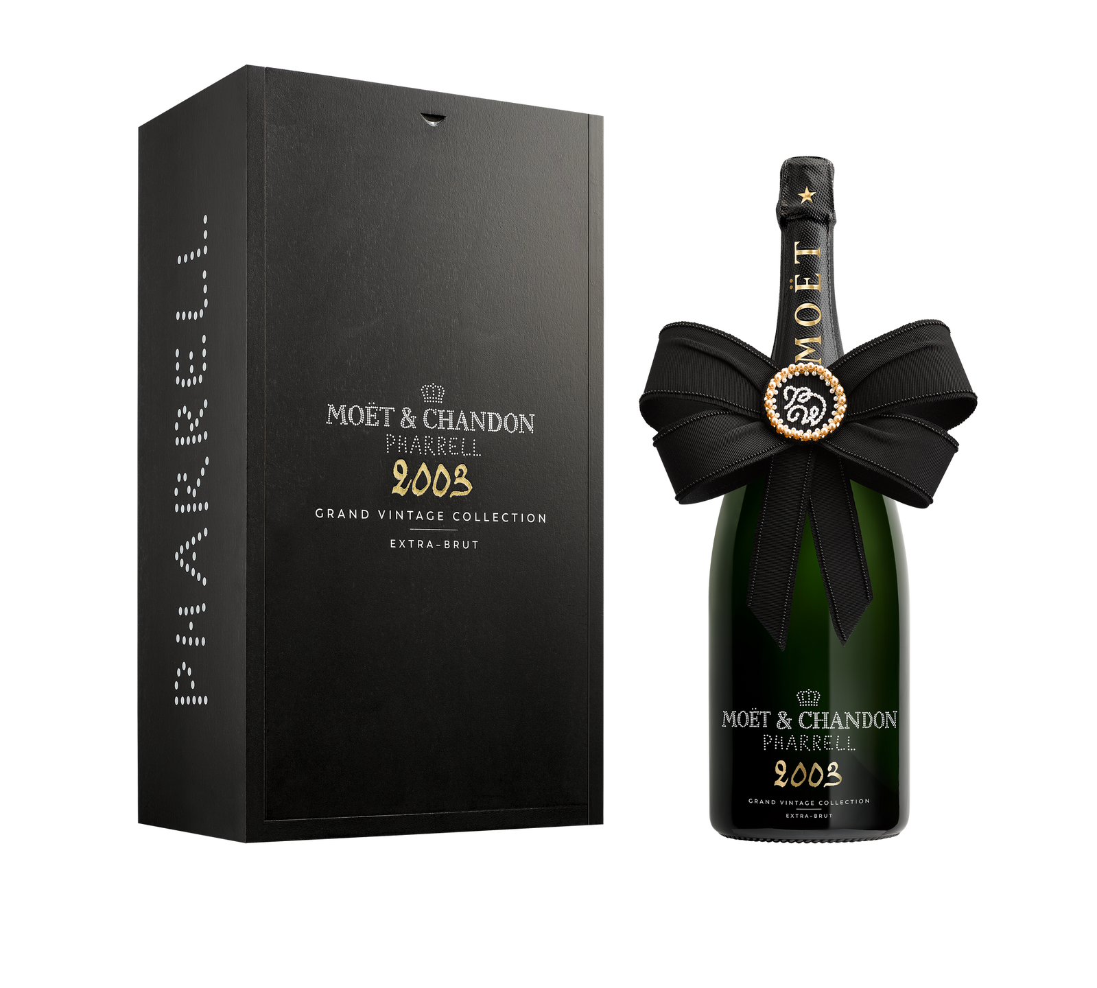 Moët & Chandon x Pharrell Williams Grand Vintage Collection 2003 Bow Creation Magnum