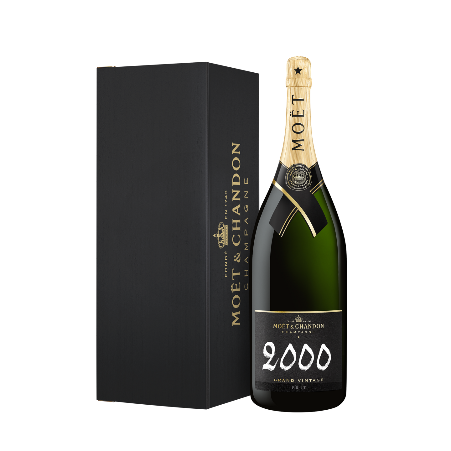 Moët Grand Vintage 2000 with Wooden Giftbox