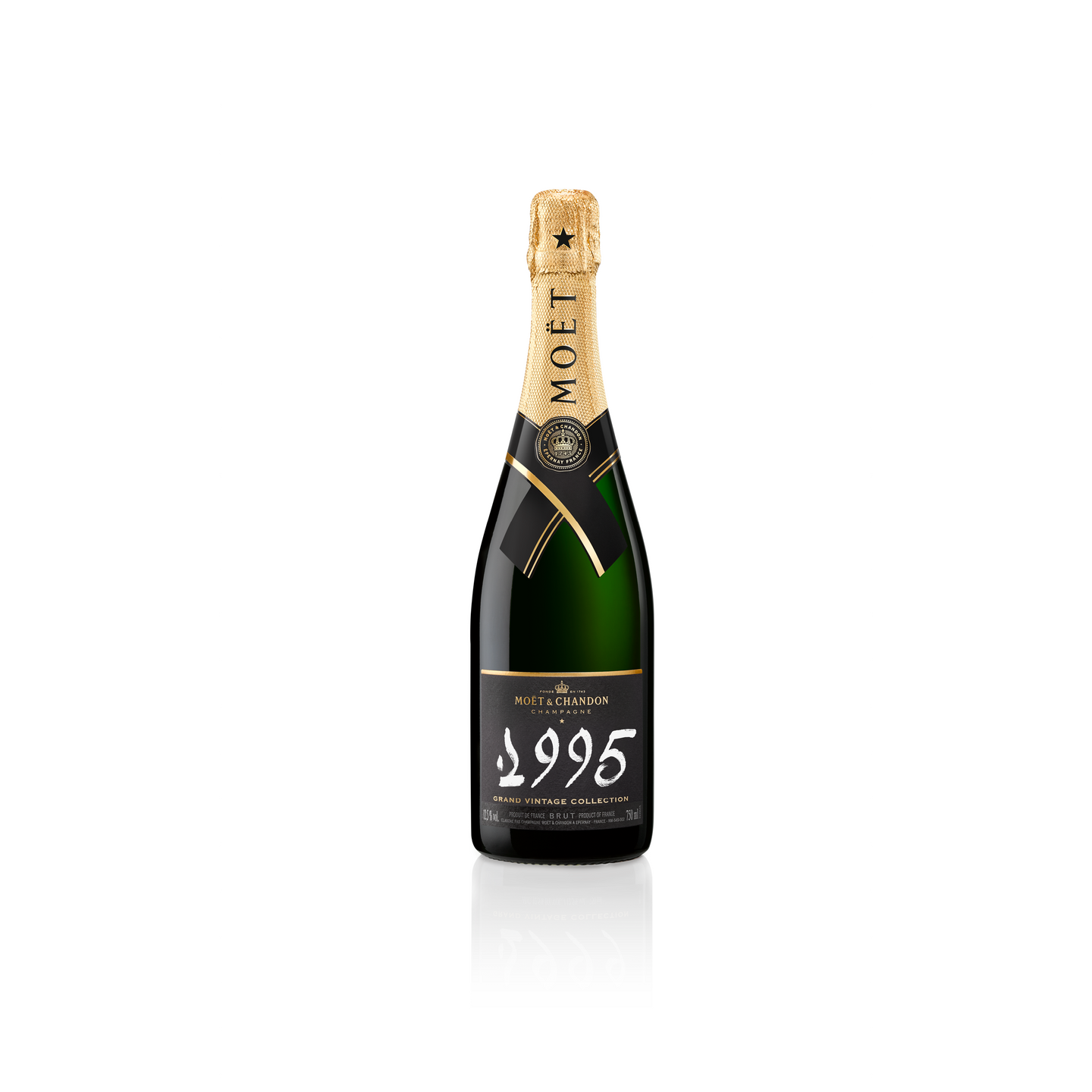 Moët Grand Vintage Collection 1995 with Wooden Giftbox