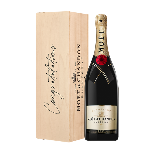 Personalised Moët & Chandon 3l Jeroboam Wooden Case