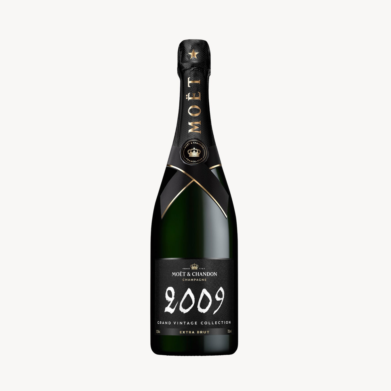 Moët Grand Vintage Collection 2009 with Wooden Giftbox