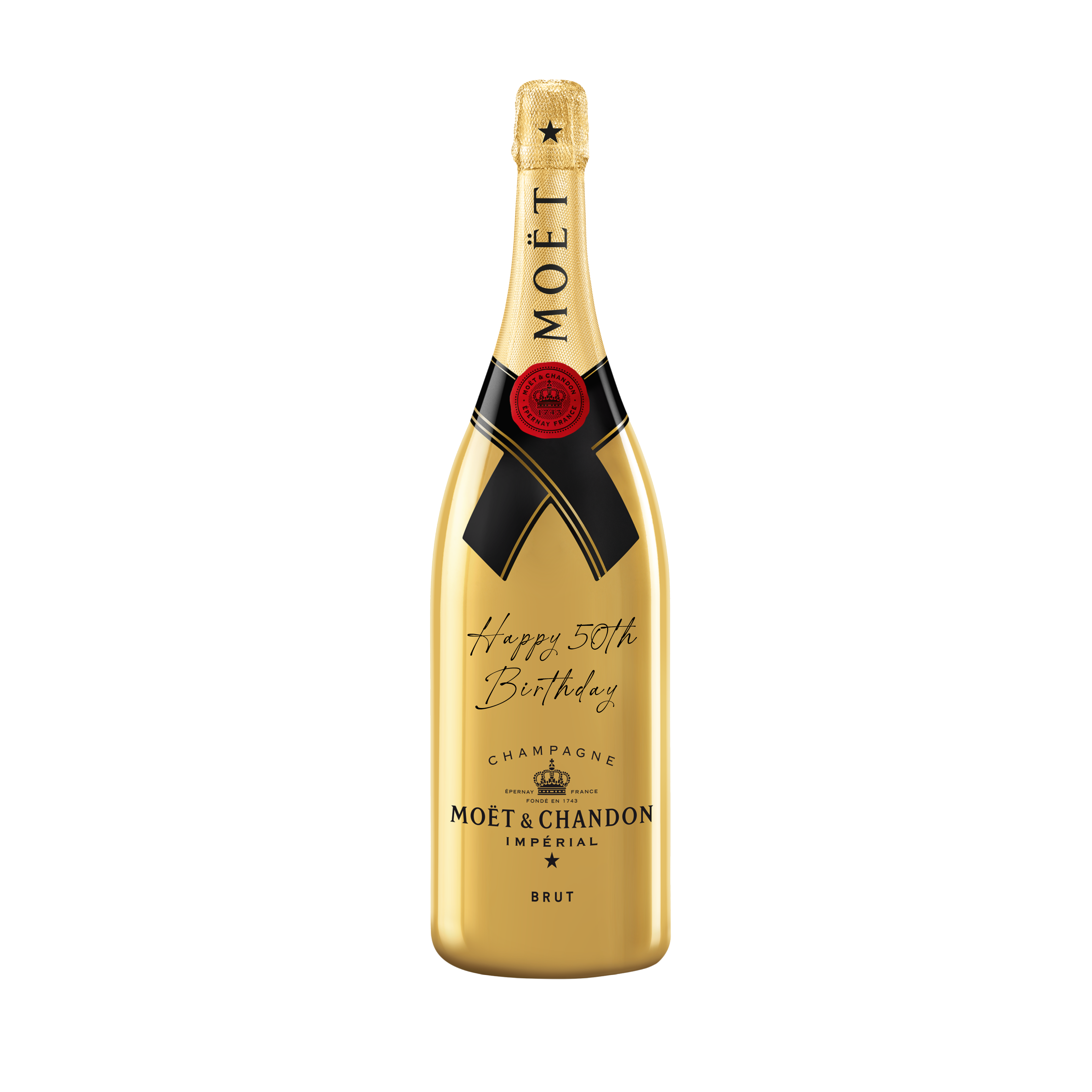 Personalised Gold Moët Impérial Magnum