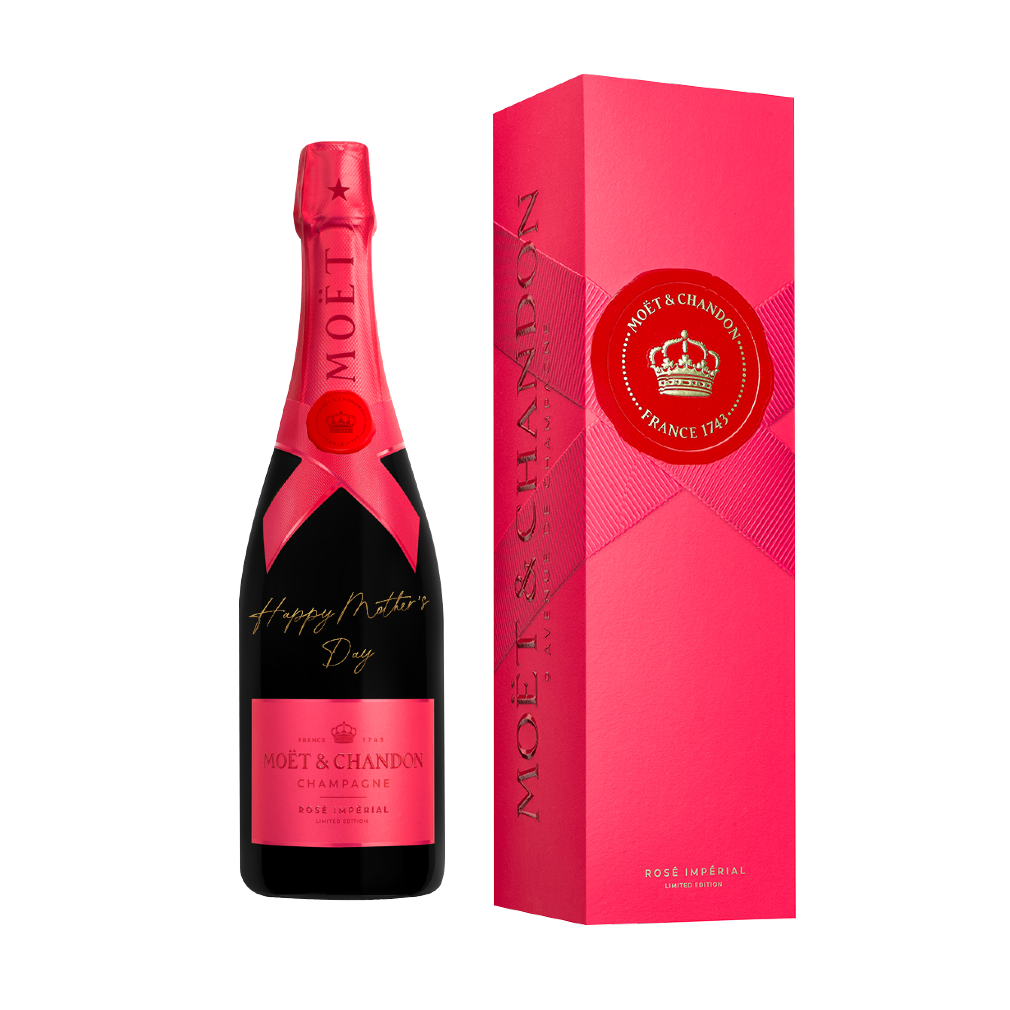 Personalised Limited Edition Moët Rosé Impérial Giftbox