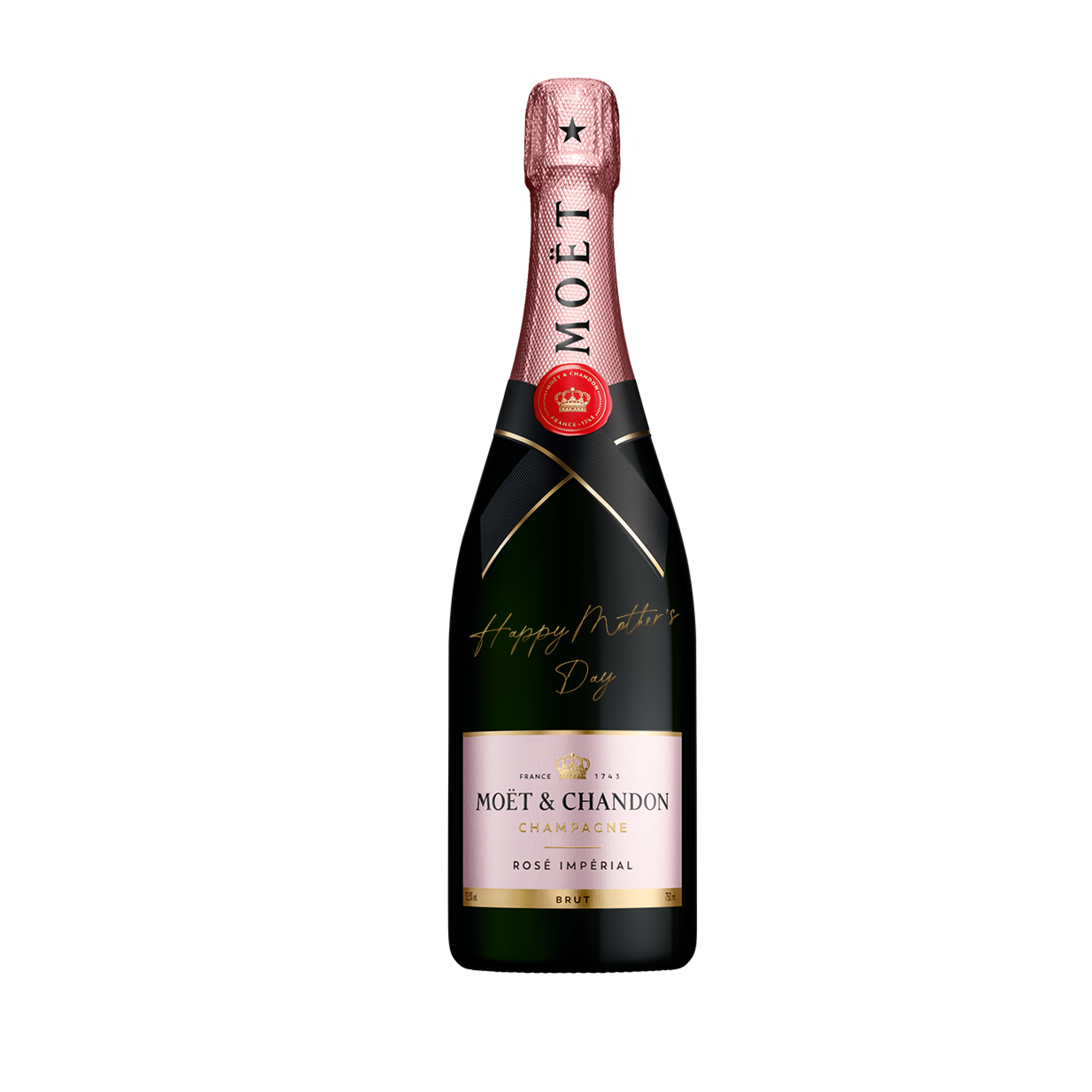 Personalised Moët Rosé Impérial
