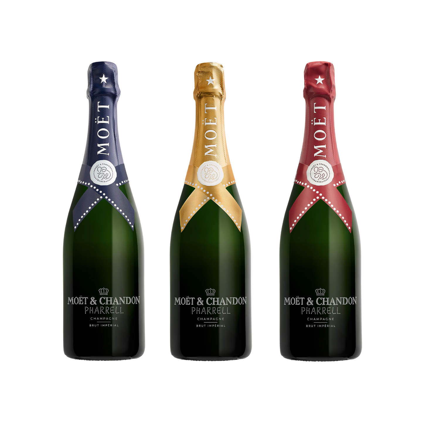 Moët & Chandon x Pharrell Williams Limited Edition Brut Imperial Trio