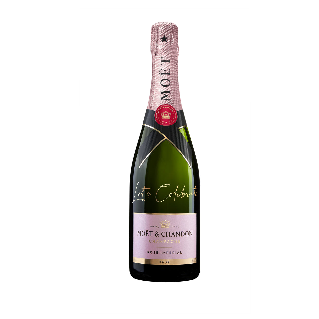 Personalised Moët Rosé Impérial