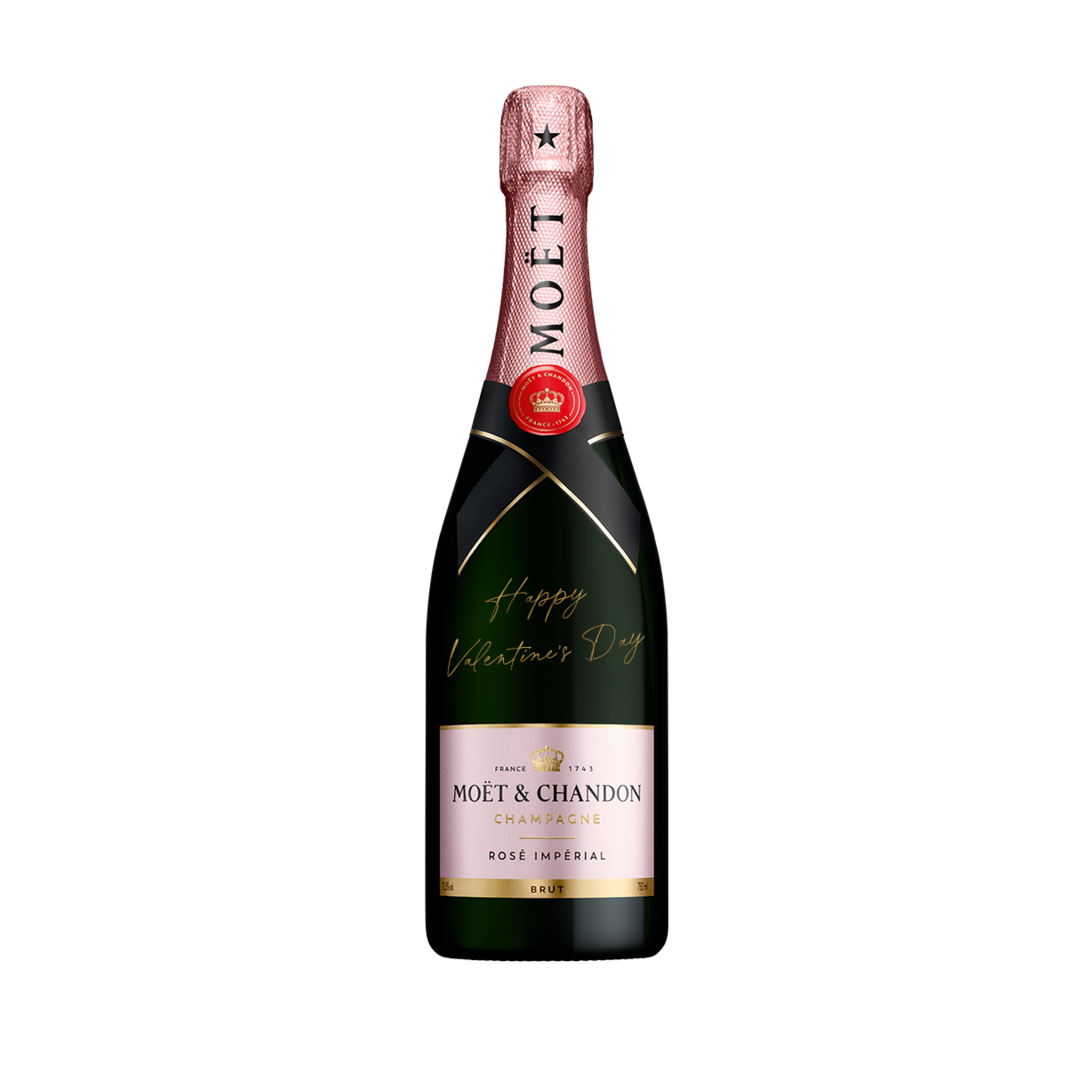 Personalised Moët Rosé Impérial